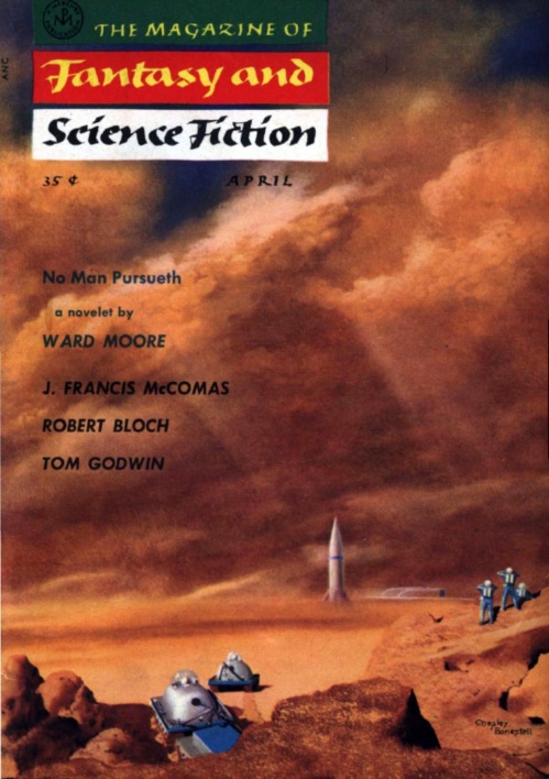1956-04 The Magazine of Fantasy and Science Fiction Chesley Bonestell